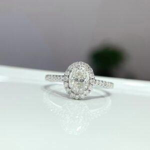 oval shape diamond ring