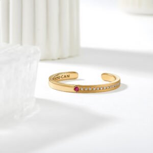 18k gold couple ring