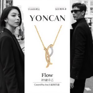 18k gold pendant