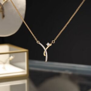 18k gold pendant