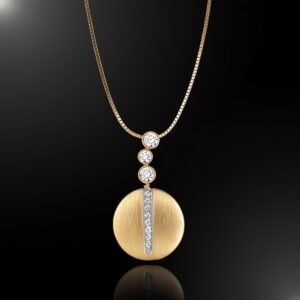 Fine gold pendant